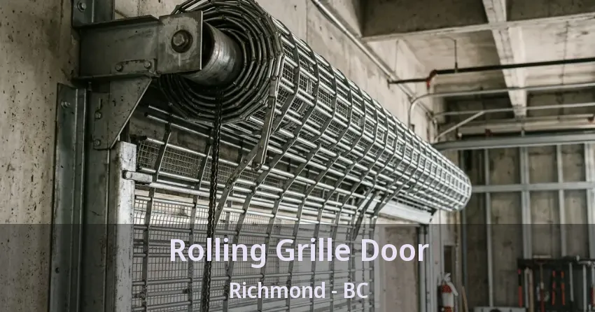 Rolling Grille Door Richmond - BC